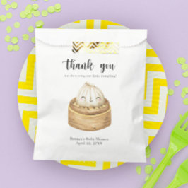 Bolsa De Papel Dumpling de acuarela - gracias baby shower