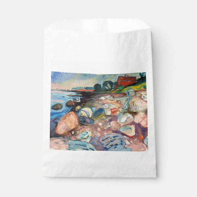 Bolsa De Papel Edvard Munch - Shore with Red House (Anverso)