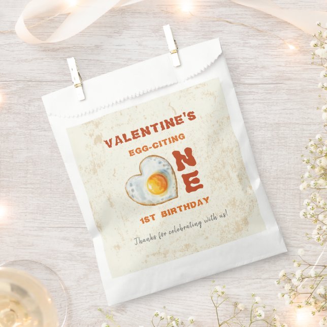 Bolsa De Papel Egg-Citing Baby BBQ Primer Cumpleaños (Cortado)