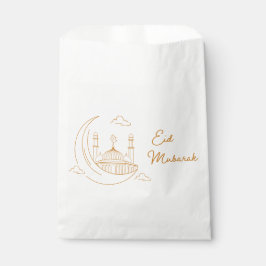 Bolsa De Papel Eid Mubarak moderno feliz Eid