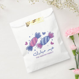 Bolsa De Papel Eidiya Sweets Árabe Eid Mubarak Personalizado