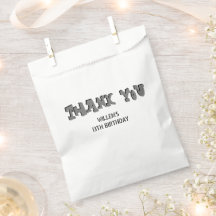 Ejemplo Muchacho 13ª fiesta de cumpleaños Gracias