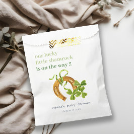 Bolsa De Papel El afortunado Shamrock St Patrick's Day Baby Showe