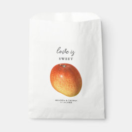 Bolsa De Papel El amor es dulce Boda de frutas tropicales de mang