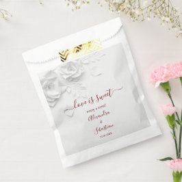 Bolsa De Papel El amor es dulce Eucalyptus Boda Sweet Tret Favor