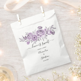 Bolsa De Papel El amor es dulce Orquídea Boda Sweet Tret Favor Ba
