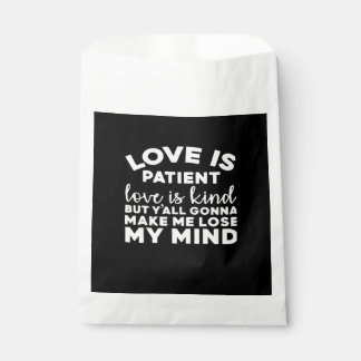 Bolsa De Papel El amor es paciente el amor es amable divertido bo