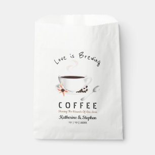 Bolsa De Papel El amor es producir Boda de café