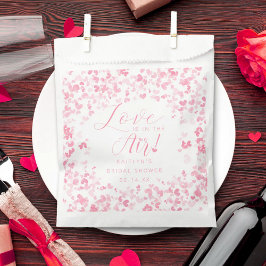Bolsa De Papel El Amor Está En La Ducha De Novias De Air El día d
