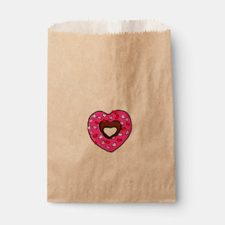 Bolsa De Papel El amor rosado del corazón no destruye el arte Día