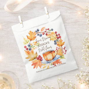 Bolsa De Papel El amor se está preparando otoño ducha de novia gr