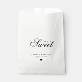 Bolsa De Papel El amor simple es la bolsita favorita de la boda d