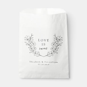 Bolsa De Papel El amor simple es la flor de cerezo dulce