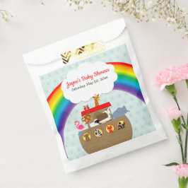 Bolsa De Papel El arcoiris Baby Shower de Noah