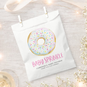 Bolsa De Papel El bebé blanco lindo del buñuelo de la acuarela