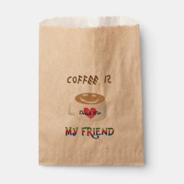 Bolsa De Papel El café es mi amigo