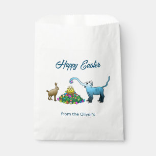 Bolsa De Papel El conejo de Pascua recoge huevos de Pascua