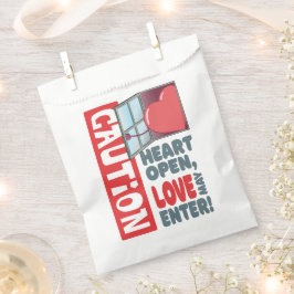 Bolsa De Papel El corazón abierto, el amor puede entrar (El día d