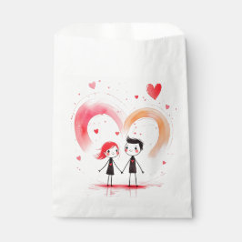 Bolsa De Papel El día de San Valentín 2025