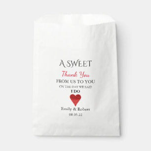 Bolsa De Papel El dulce le agradece comida fría del favor de la