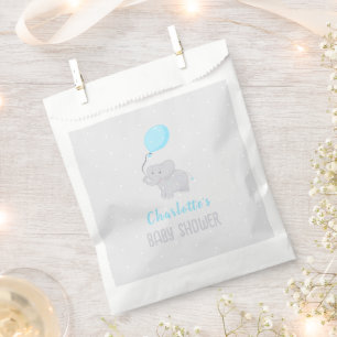 Bolsa De Papel El elefante lindo Baby Shower Boy