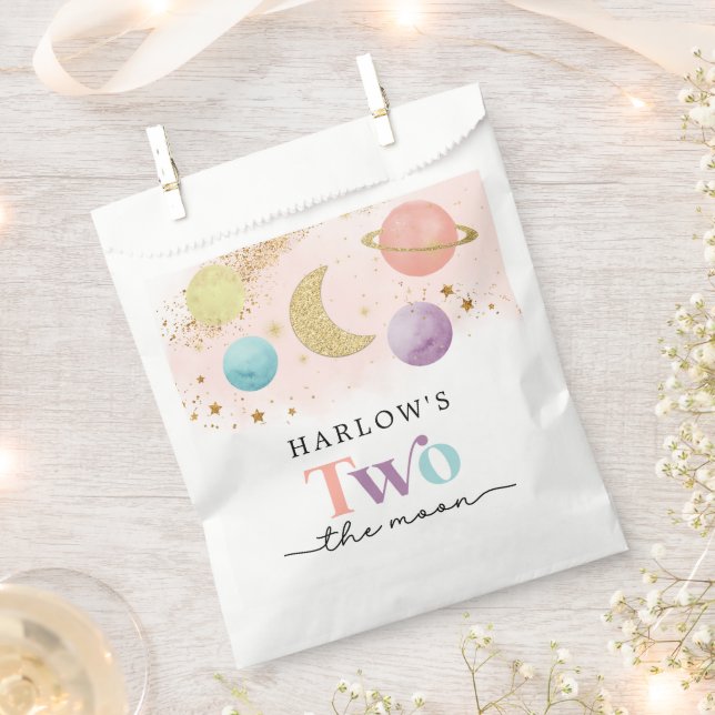 Bolsa De Papel El espacio exterior dos Fiestas de cumpleaños segu (Cortado)