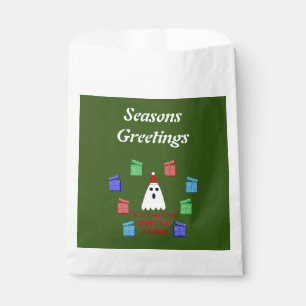 Bolsa De Papel El fantasma de la Navidad presenta un Personalizad