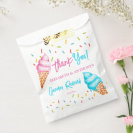 Bolsa De Papel El género de los helados revela gracias