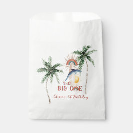 Bolsa De Papel El grande | Cumpleaños de la surf de verano retro