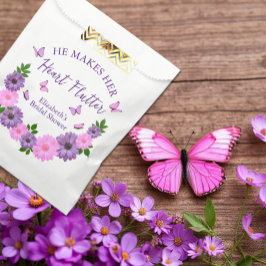 Bolsa De Papel Él hace que su corazón revolotee: Desayuno nupcial