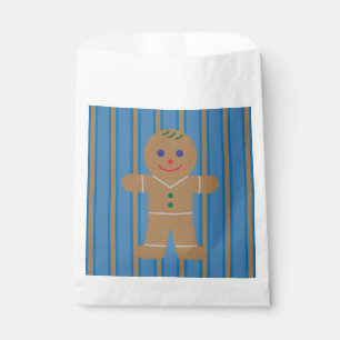 Bolsa De Papel El hombre divertido y divertido del pan de jengibr