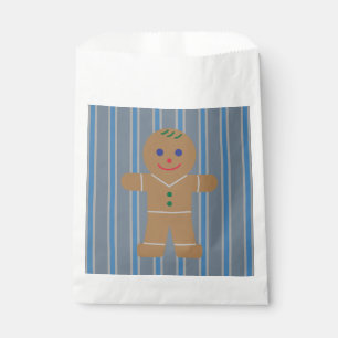 Bolsa De Papel El hombre divertido y divertido del pan de jengibr