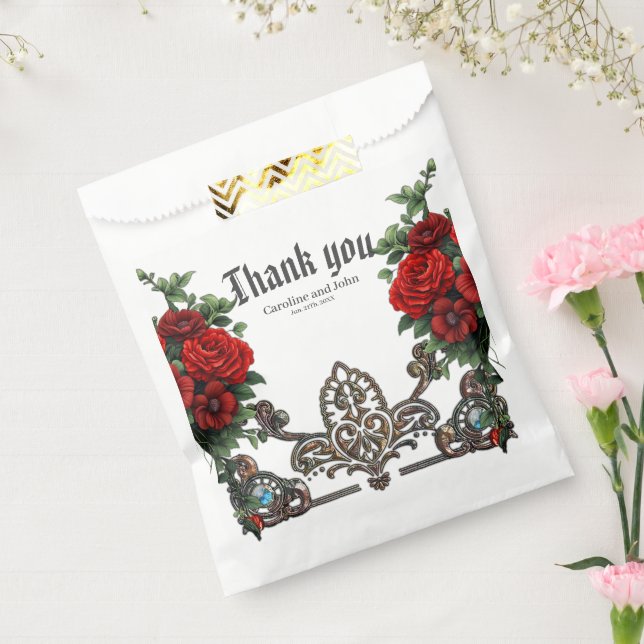 Bolsa De Papel El marco ostenta un diseño opulento (Sellado)