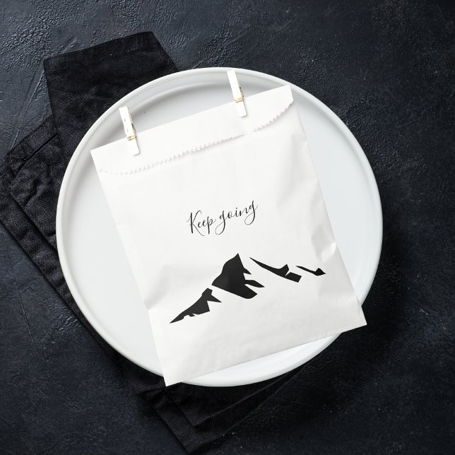 Bolsa De Papel El negro moderno sigue andando simple (Subido por el creador)