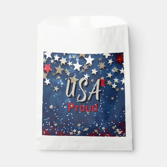 Bolsa De Papel El orgullo de los EE.UU. (Anverso)
