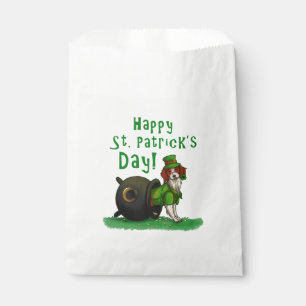 Bolsa De Papel El perro del Día de San Patricio