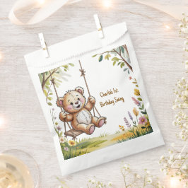 Bolsa De Papel El primer Fiesta de cumpleaños de Teddy