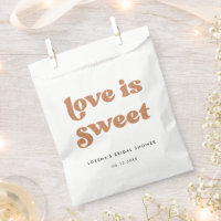 El retro estiloso azúcar marrón El amor es dulce