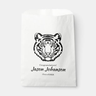 Bolsa De Papel El tema de la mascota del tigre favorece la reunió