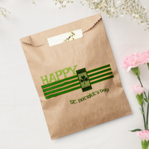Bolsa De Papel El verdadero corazón irlandés St Patrick's Day FBa