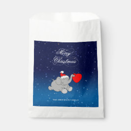 Bolsa De Papel Elefante con Gorra rojo