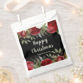 Bolsa De Papel Elegant Christmas Dinner Party Red Flowers