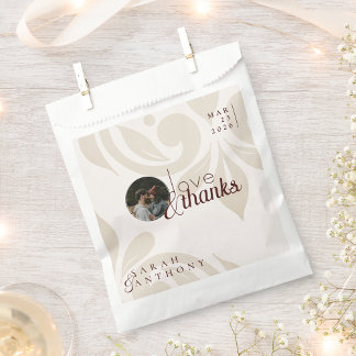 Bolsa De Papel Elegant Classic Chic Damask Photo Wedding