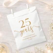 Elegante 25º aniversario Boda de Champagne