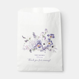 Bolsa De Papel Elegante acuarela Woodland fiesta Baby Ducha Favo