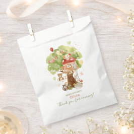 Bolsa De Papel Elegante acuarela Woodland fiesta Bebé ducha