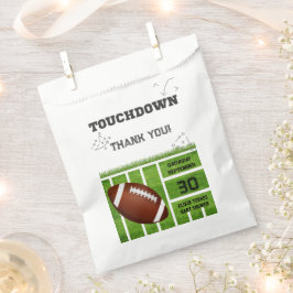 Bolsa De Papel Elegante Baby Shower de Fútbol Touchdown
