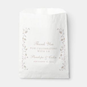 Bolsa De Papel Elegante Boda de biblioteca de la era de Regencia