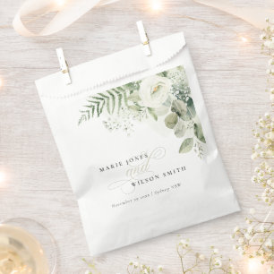 Bolsa De Papel Elegante Boda del Foliage Fern Eucalyptus Greenery