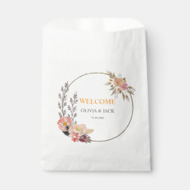 Bolsa De Papel Elegante Boda floral